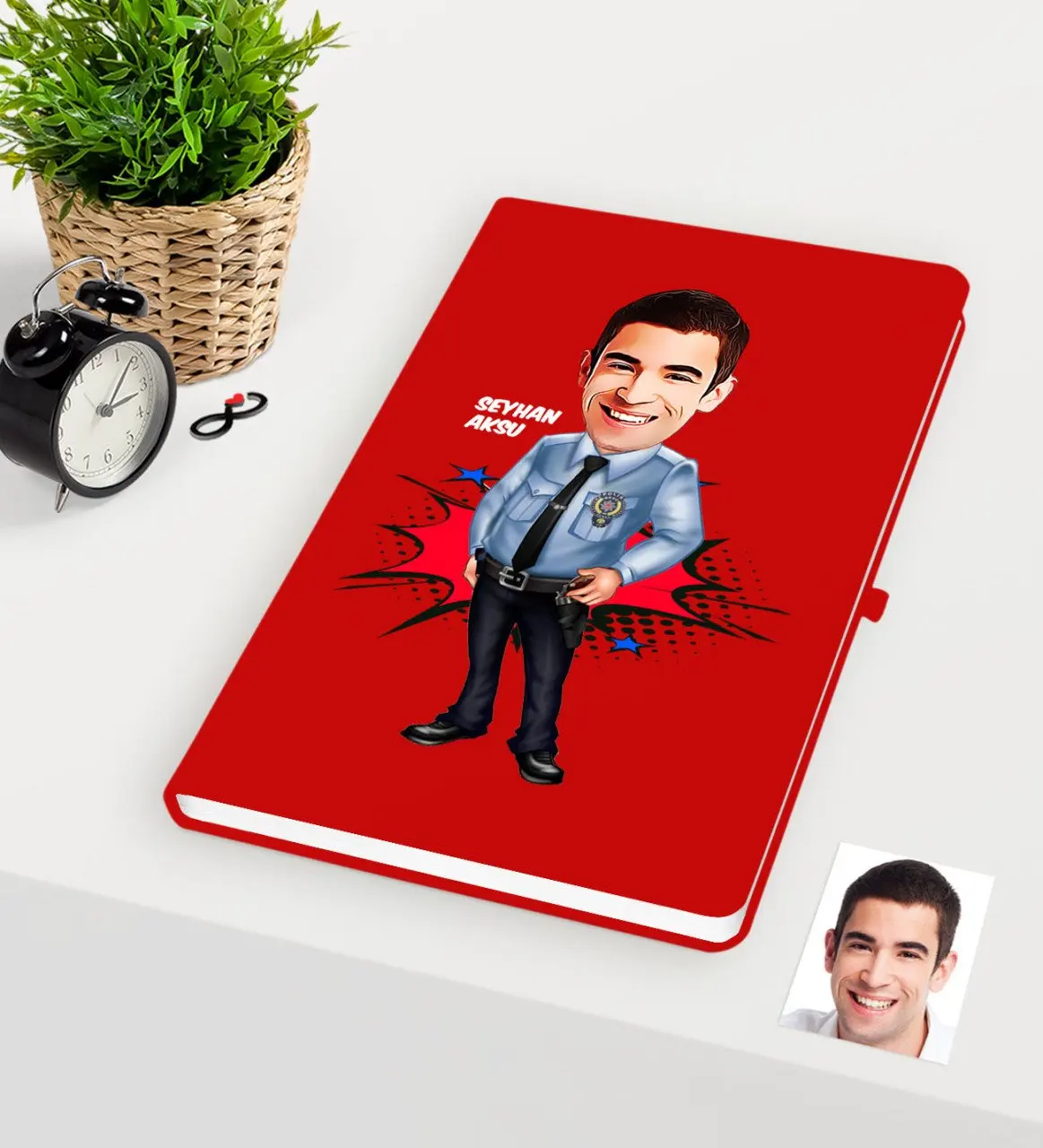 

Персональный Mr Polis Caricature Of Red notebook-1