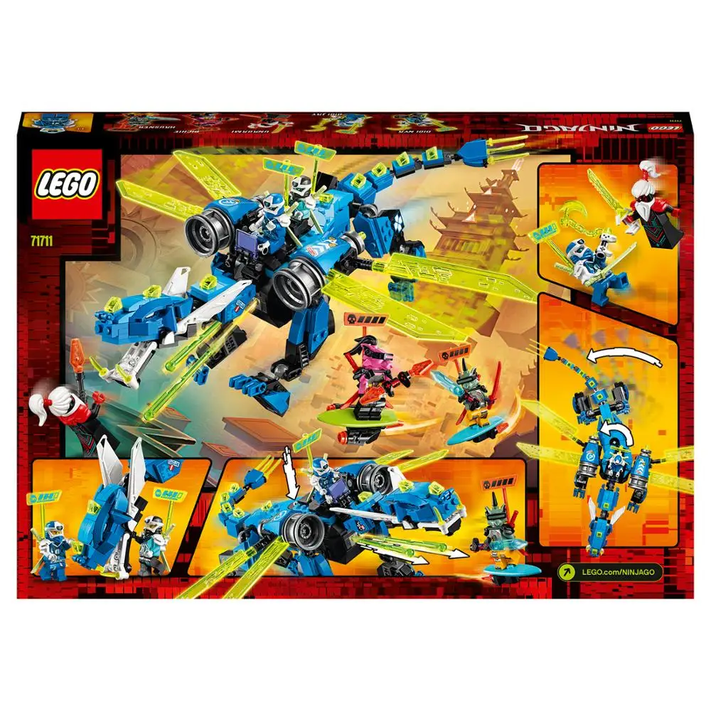 Конструктор LEGO NINJAGO 71711 Кибердракон Джея|Блочные конструкторы| |