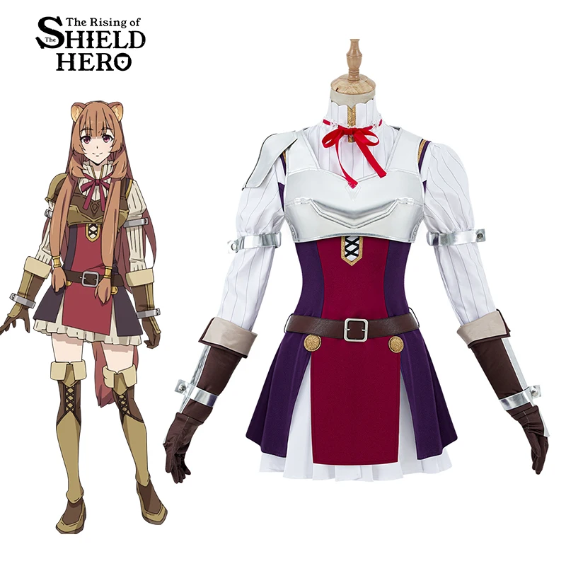 

The Rising of the Shield Hero Raphtalia Cosplay Costume Tate no Yuusha no Nariagari Women Halloween Party Dresses