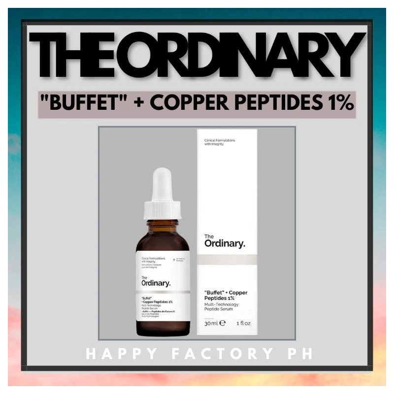 

Ordinary Facial Serum Buffet + Copper Peptides 1% Firm Skin Face Anti Wrinkle Prevent Aging Skin Treatment 30ml Face Care