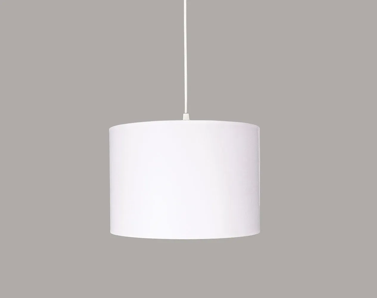 

Senay Lightning, Cylinder Fabric Chandelier-White