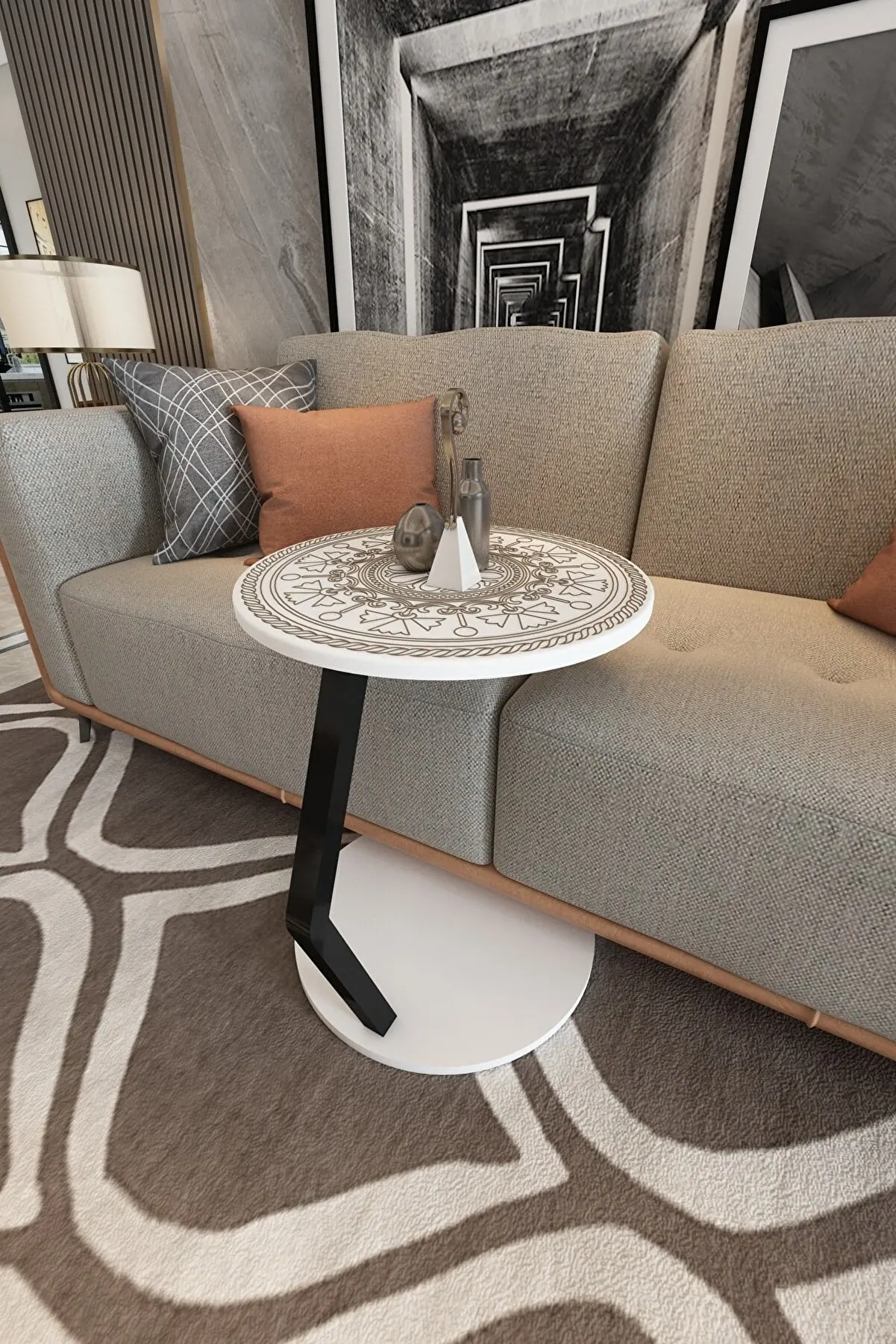 

Lord C Shape De Monte Coffee Table Scandinavian Coffee Table Stylish Service Table Modern Living Room Design