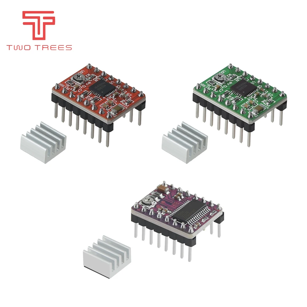 3D принтеры StepStick DRV8825 Драйвер шагового двигателя Перевозчик Reprap 4 слойные PCB