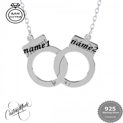 

Custom Necklace 925 Sterling Silver Name Necklace Personalized Women Necklace Jewelry Gift