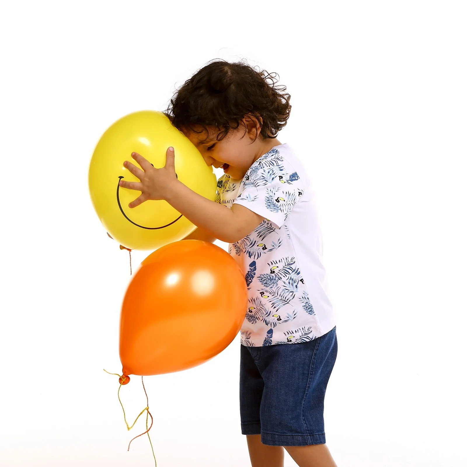 Футболка с принтом попугая для маленьких мальчиков ebebek Tuffy| |