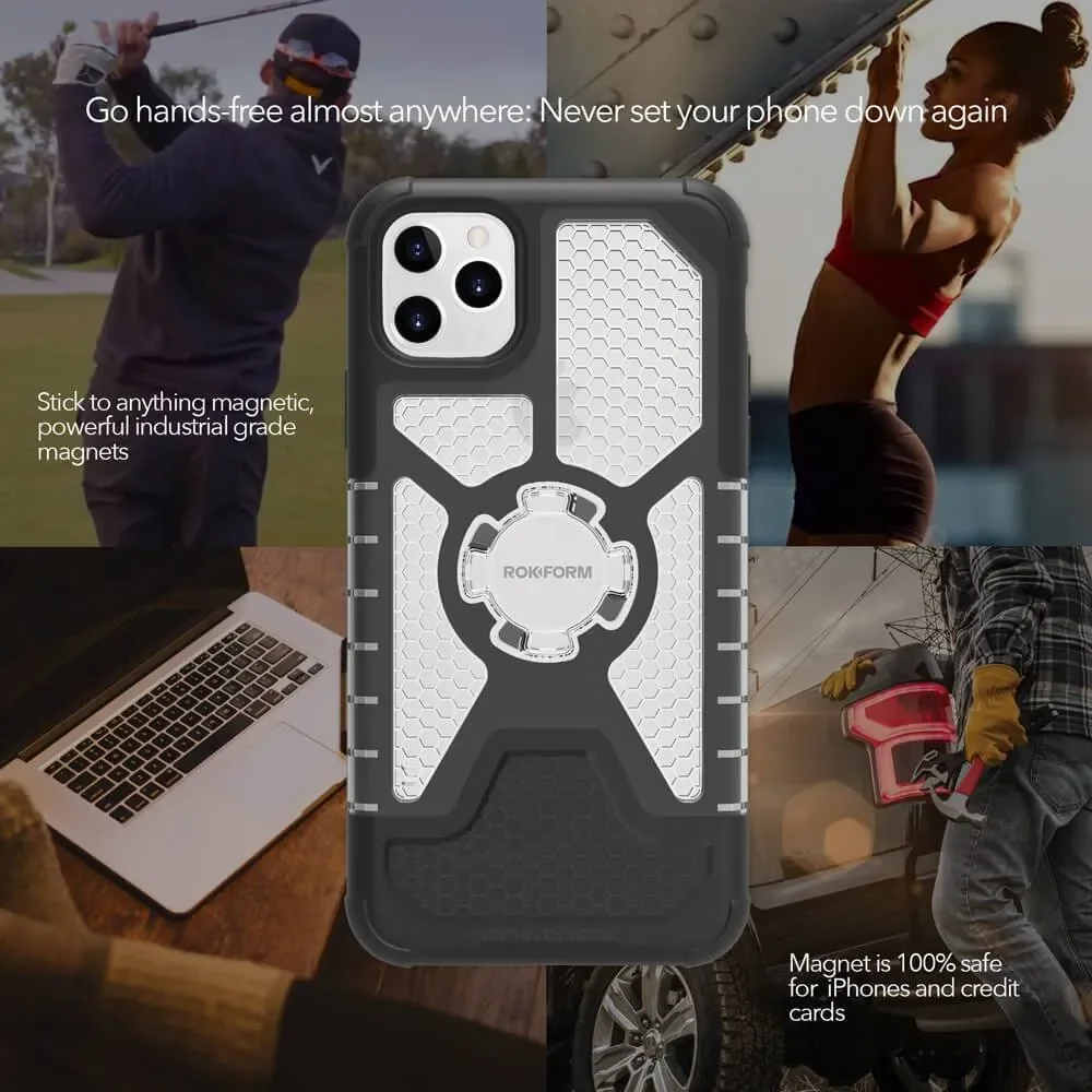 Чехол-накладка Rokform Crystal Wireless для iPhone 11 Pro Max со встроенным неодимовым магнитом.