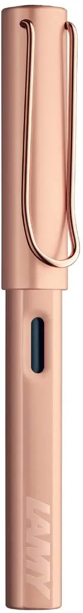 Перьевая ручка Lamy 76-EF LX позолоченная розовая EF перо | Канцтовары для офиса и дома