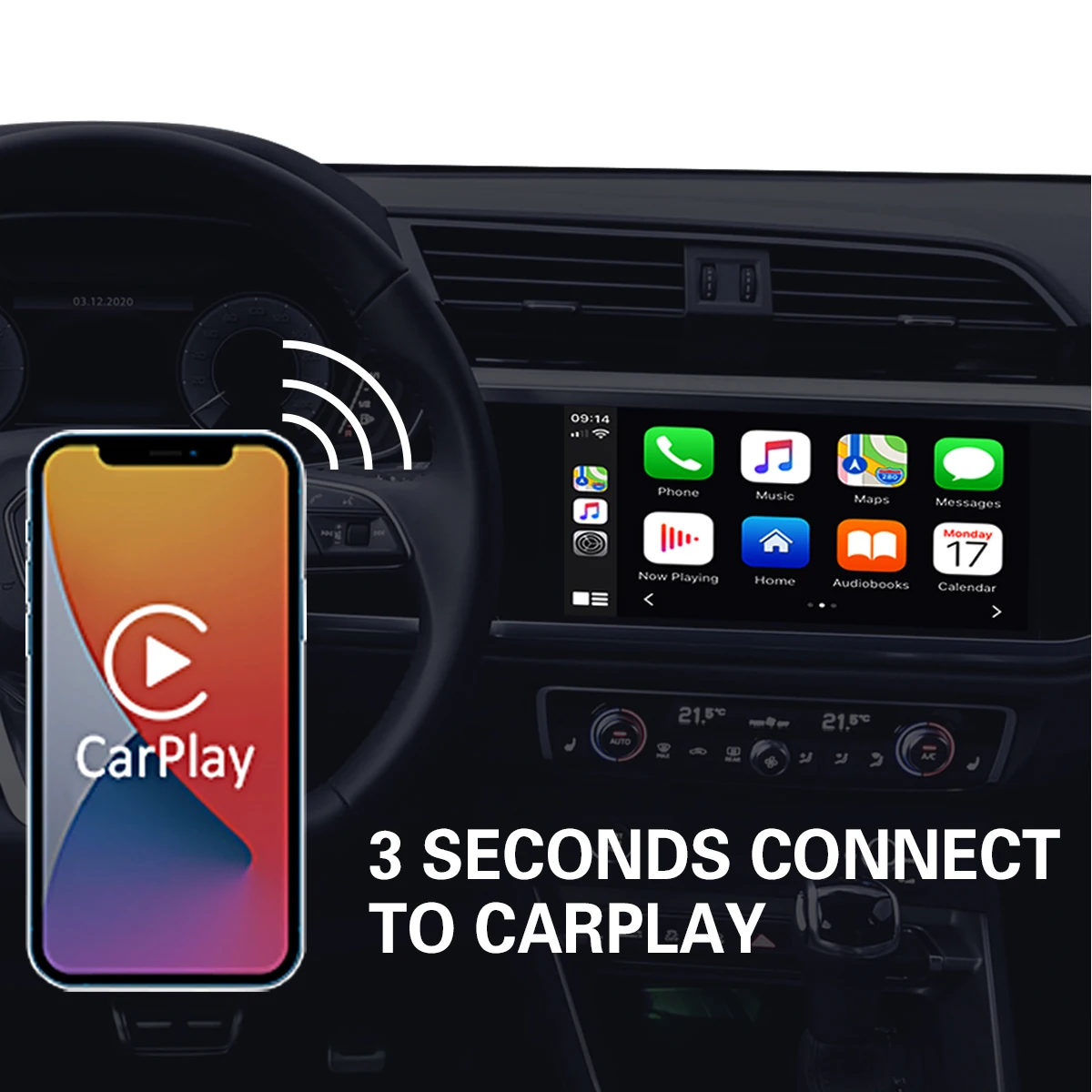 U2-Now беспроводной адаптер CarPlay для оригинального автомобиля поставляется с