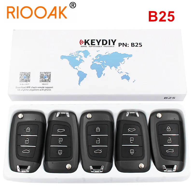 1/2/3/5 шт. KEYDIY KD B25 пульт дистанционного управления для автомобиля 3 кнопки серии B универсальный пульт дистанционного управления для KD900/URG200/KD-X2/KD MINI/KD200