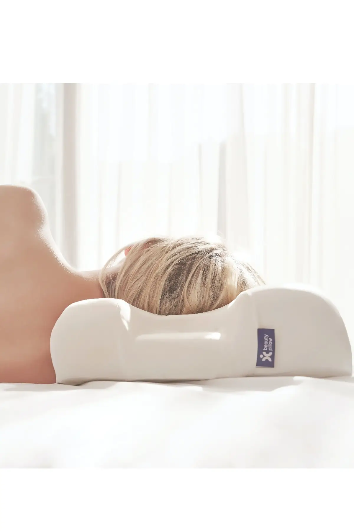 Красота Подушка анти старения подушка для шеи Coussin сна массажная поролоновая