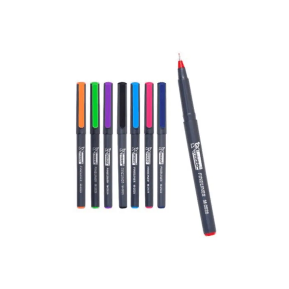 

Micro branded needle tip Fineliner Pen 8 Color mixup. Breaking do that with high pigment quality. 10 PCs
