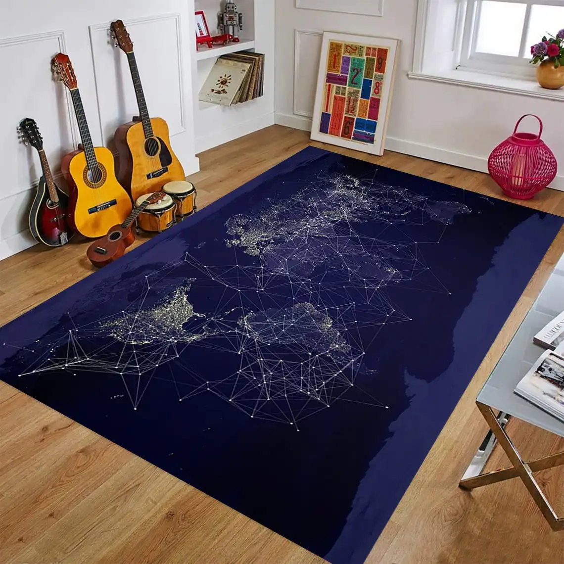 

Digital World Rug, New Fashion Rugs, Living Room Rug, Modern Life, Home Decor Rugs, Fan Rugs, 3d Print Rug, Kids Room Rugs,