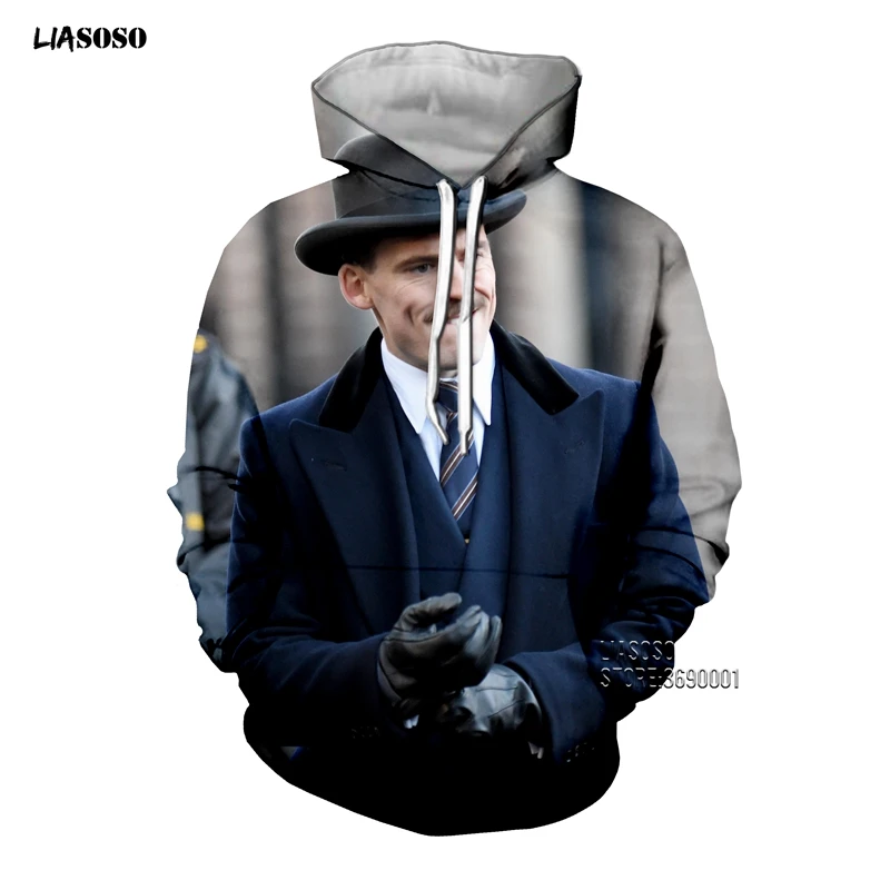 13 LIASOSO 3D принт для женщин и мужчин Peaky Blinders толстовки с капюшоном Повседневная Верхняя одежда уличная X2658 - Цвет: 13