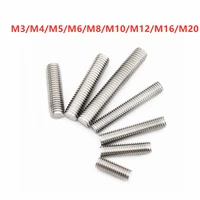 m3 m4 m5 m6 m8 m10 m12 m14 m16 m20 304 stainless steel fully threaded rods bar studs screw rod wire screw rod din975