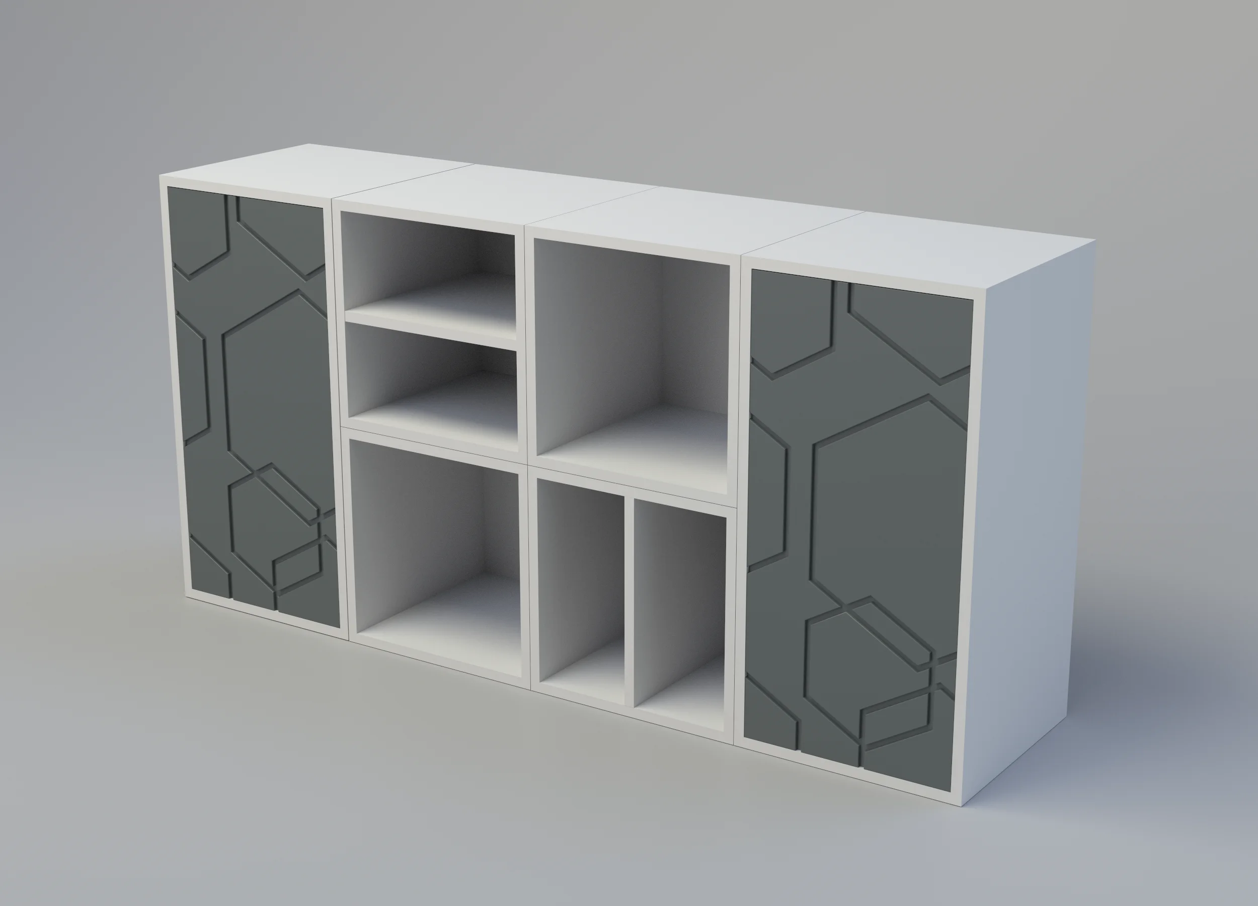 Модуль Куб с фасадом Универсальные модульные шкафы &quotКуб&quot от фабрики