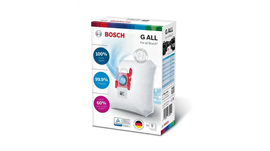 

Type G ALL PowerProtect Dustbags Replacement Bosch GL-30 BSGL3MULT2 Vacuum Cleaner - 4 Pieces - BBZ41FGALL