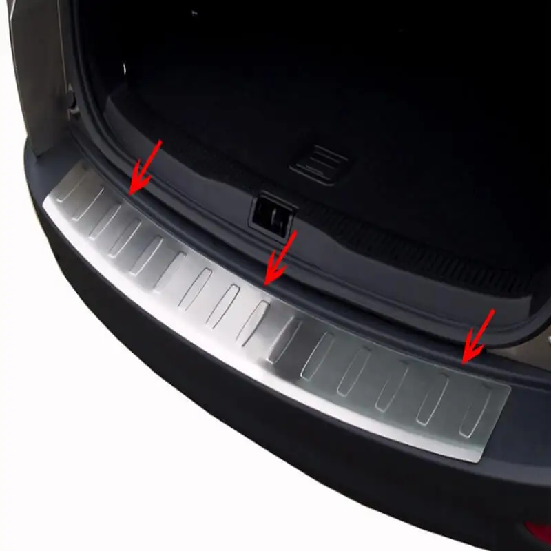 

Rear Bumper Sill Cover S. Steel Rear Bumper Protector Rear Bumper Guard for Renault Megane III Grandtour 2009-2014