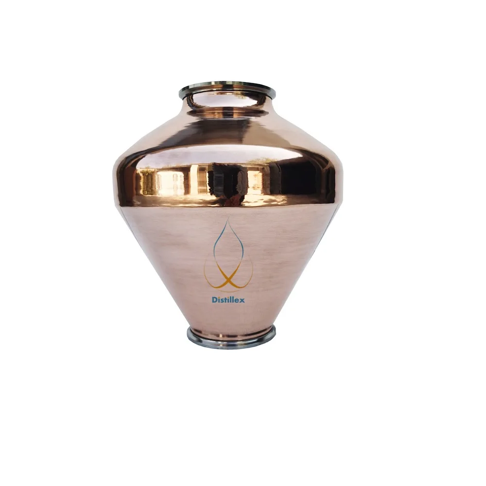 

30л Шлем для виски с зажимом 6.5 х 6.5 дюймов, чистая медь 99,99%, Дистилляция, самогоноварение, Вискарный шлем