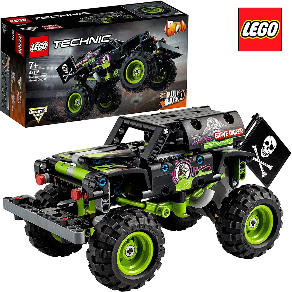 Конструктор LEGO Technic Monster Jam Гравировальный экскаватор 42118 оригинал для детей новая