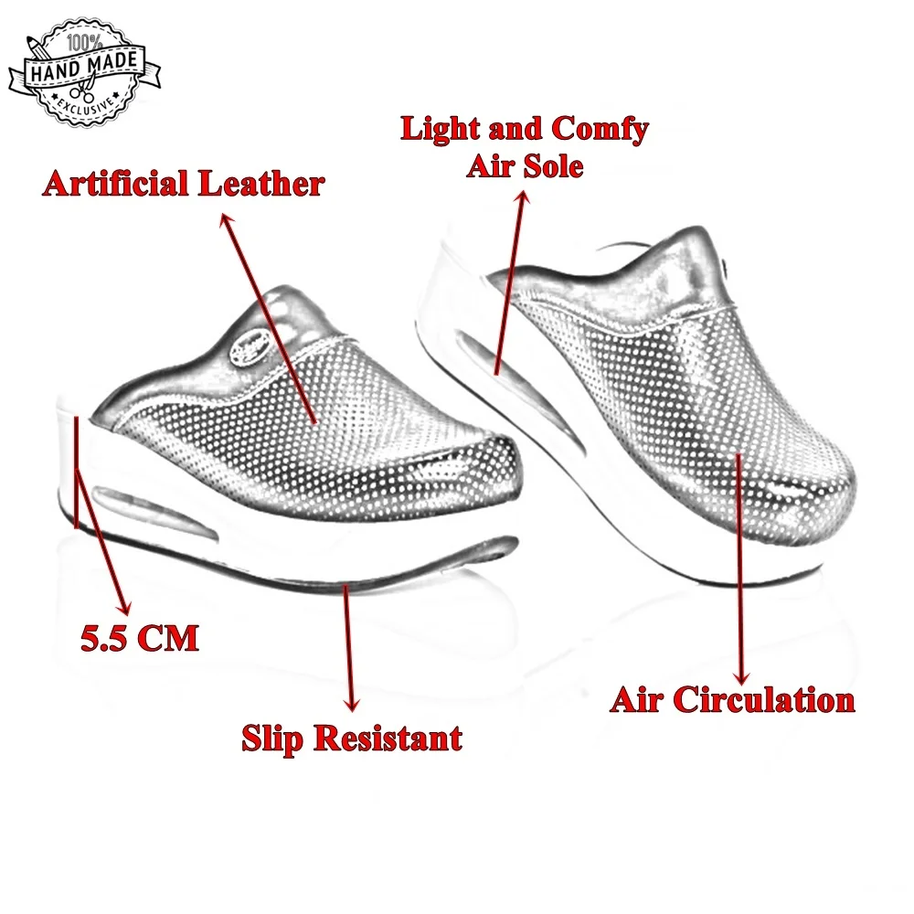 

2021 New Orthopedic Sabo Women Slippers Sandals Shoes Nurse Doctor Hospital Medical Casual Quality Soft Comfort Anti-Slip Clogs