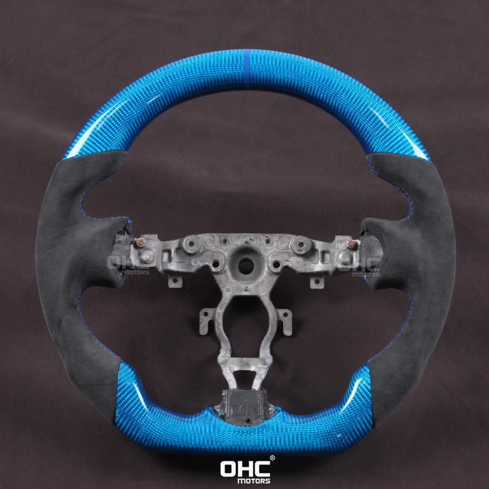 

CF 100% Real Carbon Fiber Steering Wheel For Nissan 370Z