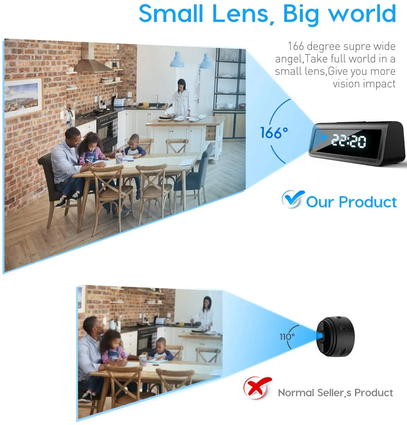 Беспроводная камера видеонаблюдения с ночным видением 4k | Электроника