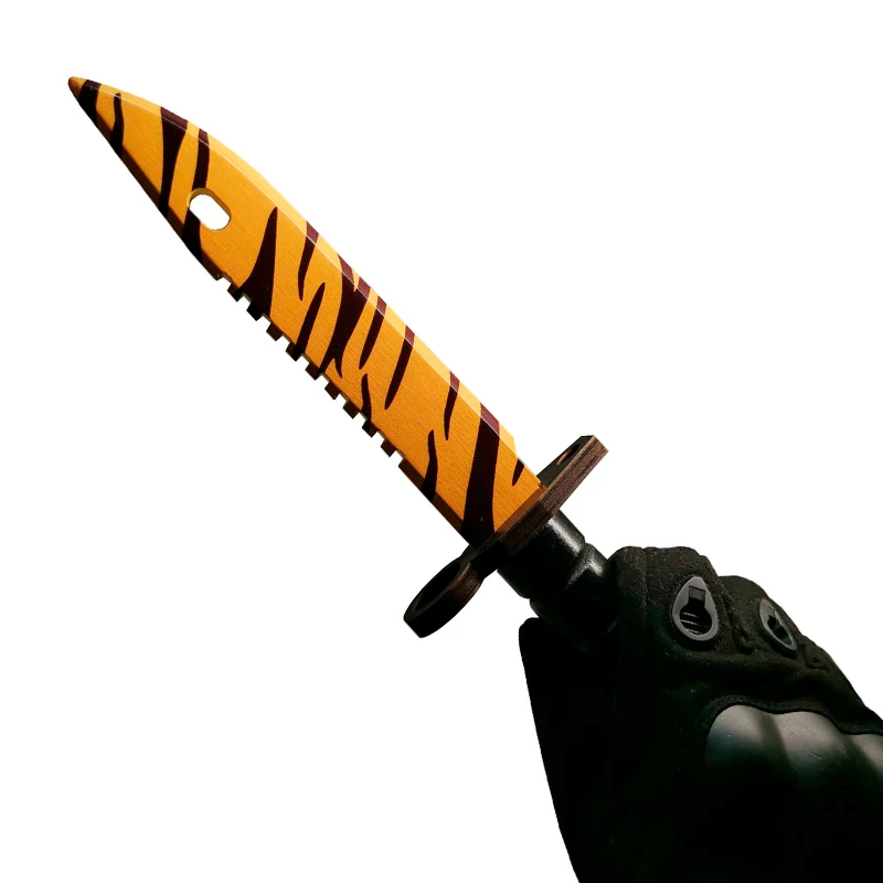 Деревянный штык нож М9 Байонет Зуб тигра CS GO | Штык кс го (деревянная реплика V2)