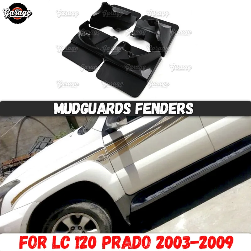 Брызговики на крылья для Land Cruiser Prado 120 2003 2009 АБС пластик 1 комплект/2 шт. украшение