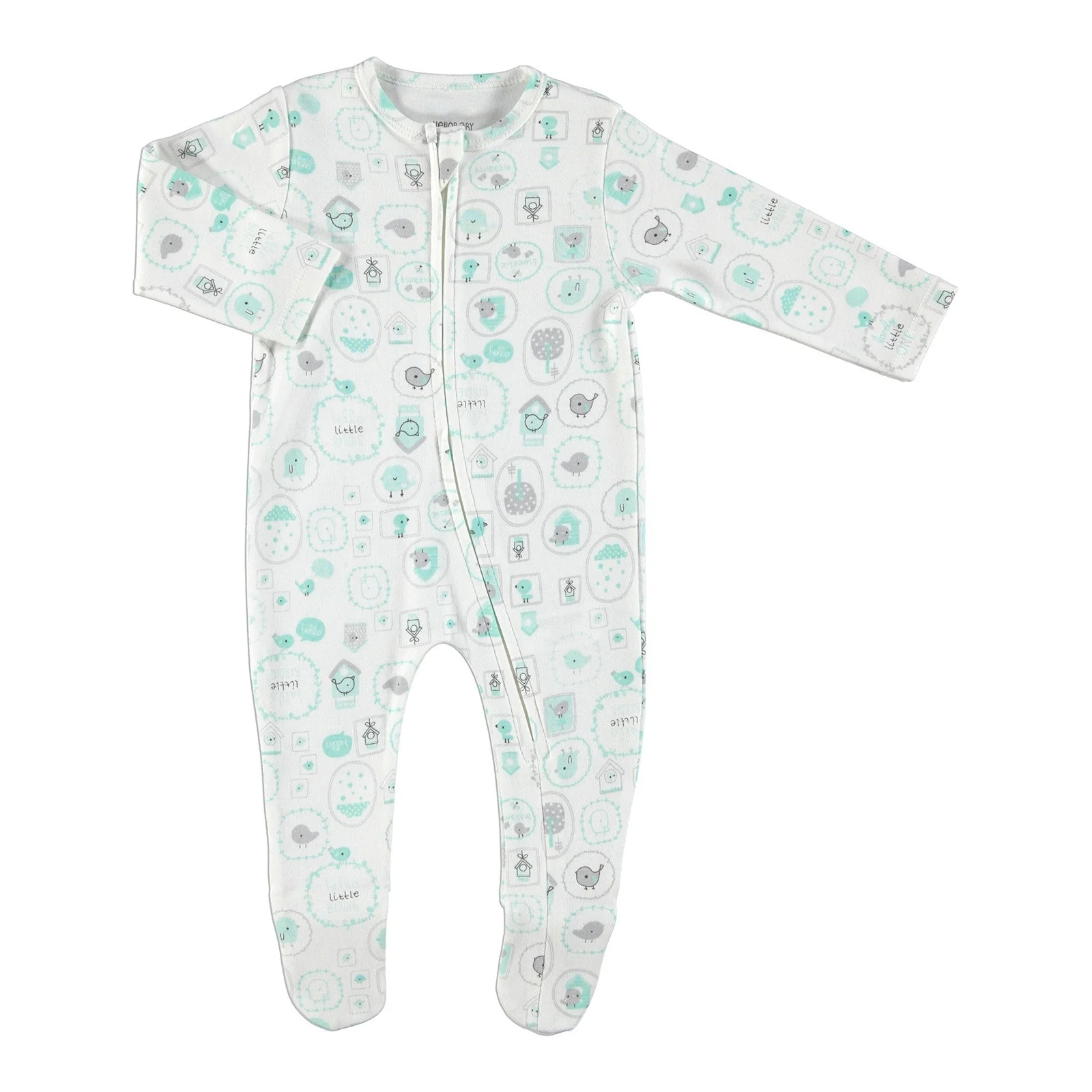 Детский комбинезон с длинными рукавами и принтом ebebek HelloBaby| |