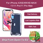 Сенсорный ЖК-экран для iPhone X XR XS MAX 11 PRO MAX OLED с 3D сенсорным TFT-дисплеем дигитайзер в сборе Замена Доставка из Испании