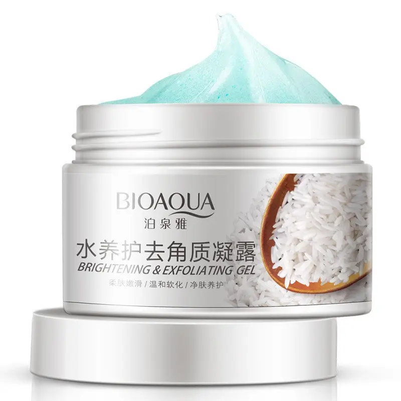 BioAqua Отшелушивающий скраб-гель для лица с экстрактом риса Brightening &amp Exfoliating Peeling Gel