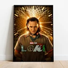 Настенный декор для кинотеатра, Мстители Диснея, супергерой, Loki, Постер и печать, настенное искусство на холсте, картина для комнаты, украшение для дома