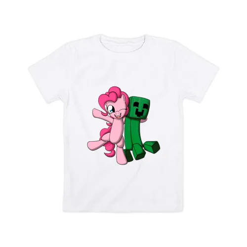 Детская футболка хлопок Пони мinecraft | Мать и ребенок