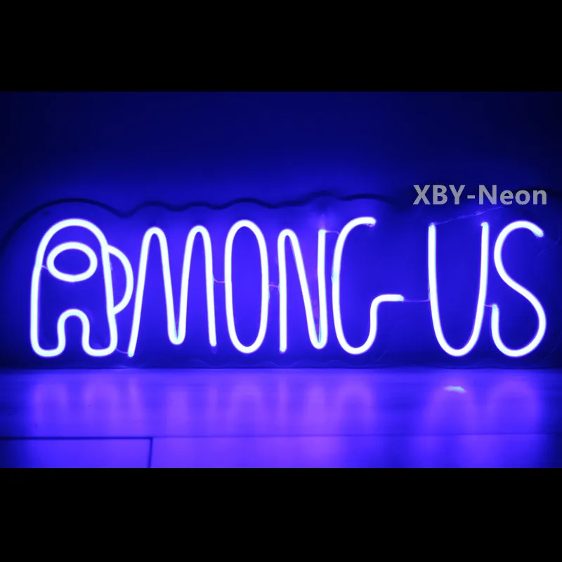 

Custom Neon Sign Among Us Neon Light Ins Decoration Home Room Wall Lighting Decoration Wedding Birthday Party Decor