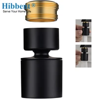 hibbent dual flow sprayer universal faucet aerator 360 swivel kitchen sink aerator bathroom tap extender adapter nozzle sprayer
