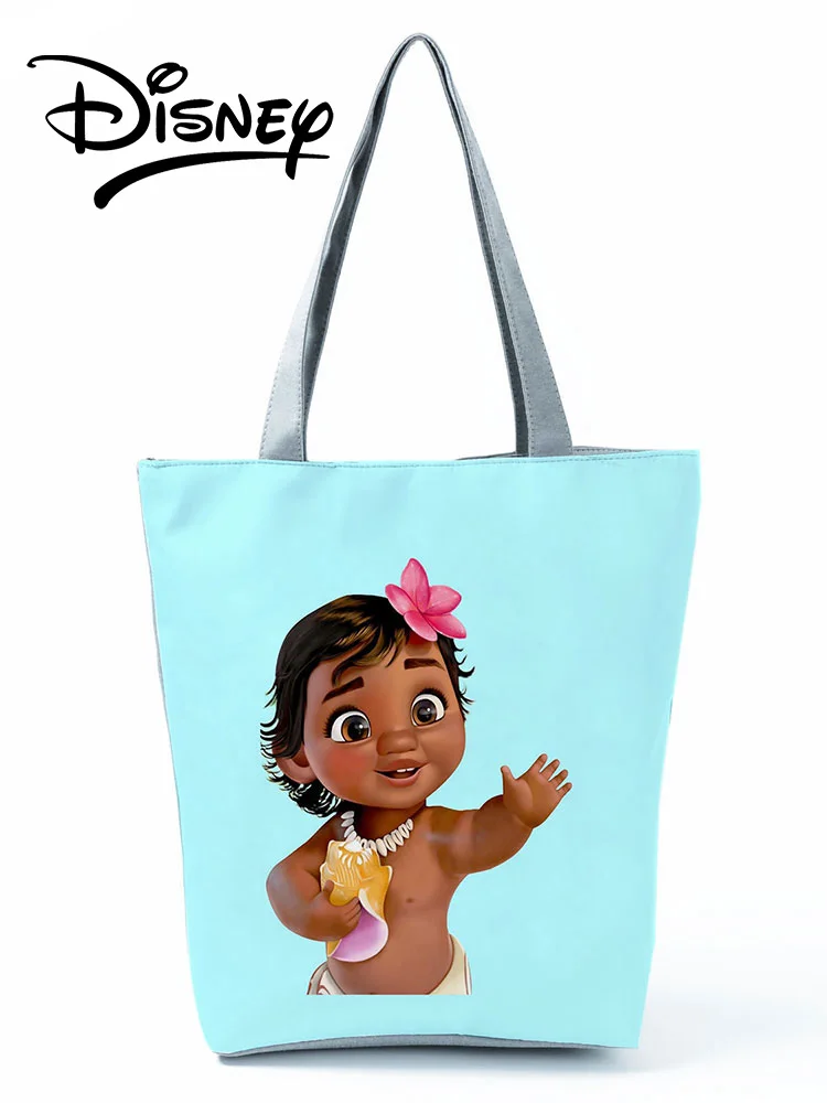 Сумки Disney Moana мультяшная Черная женская сумка на плечо для девушек Экологически