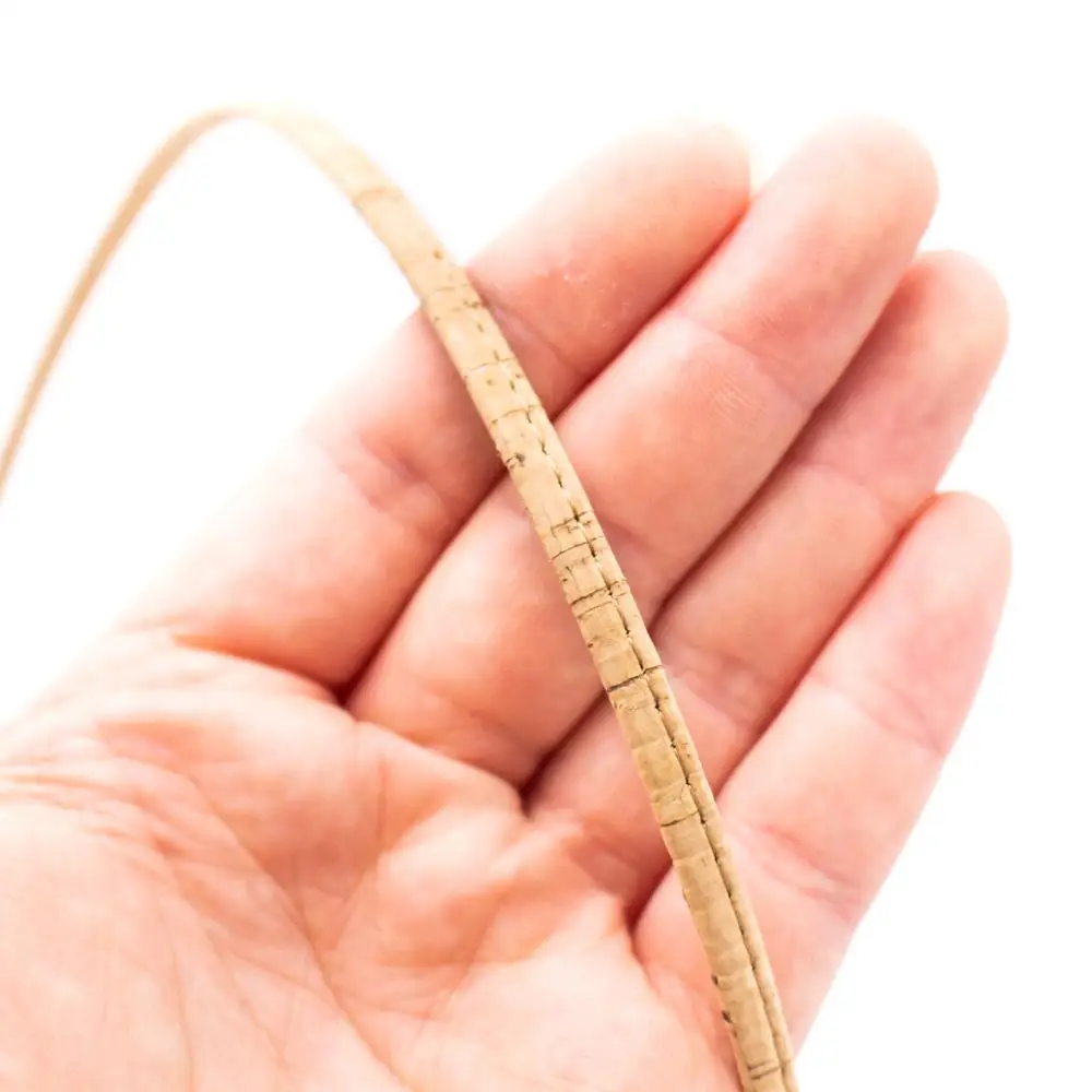 5 мм плоский натуральный пробковый корд португальский Корк оптовая продажа