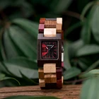 BOBOBIRD Для женщин часы деревянные квадратные женские элегантные стильные женские кварцевые наручные часы Подарки для женщин reloj mujer C-eS02
