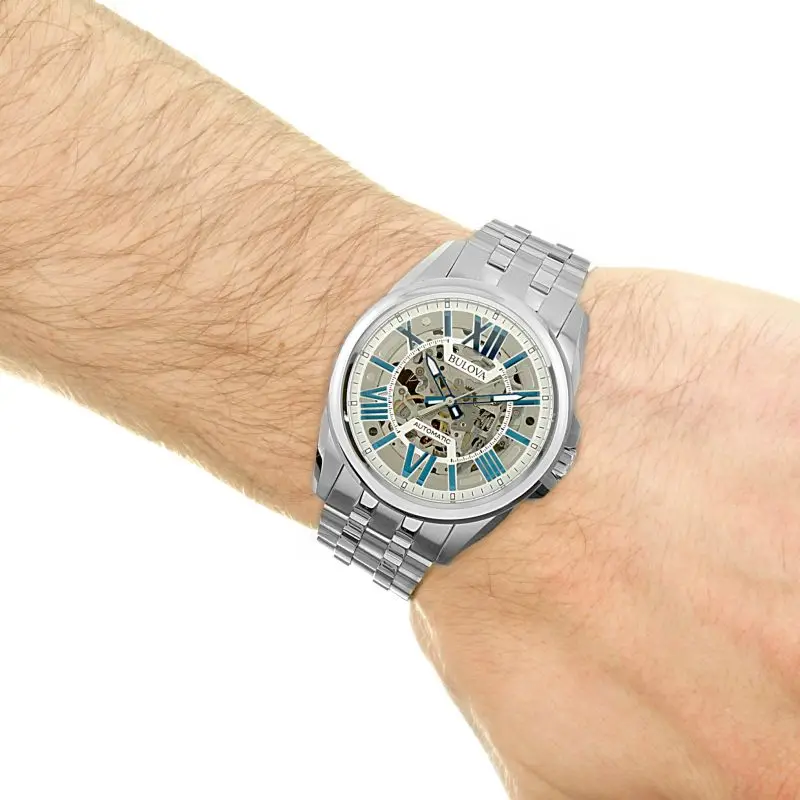 Mechanical Wristwatches Bulova/bulova 96A187 mens waterproof watch wrist watches accessories on the bracelet self-winding | Наручные часы