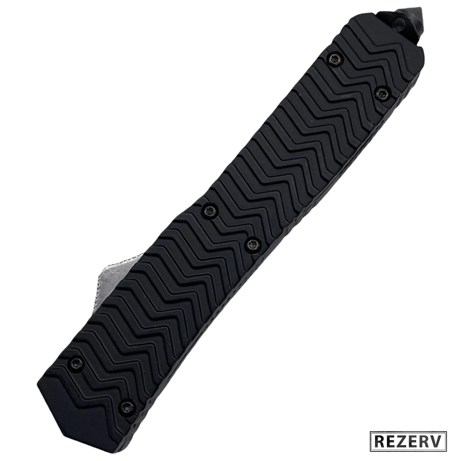 Нож кнопочный фронтальный &quotМамба&quot автоматический складной сталь 420 корпус