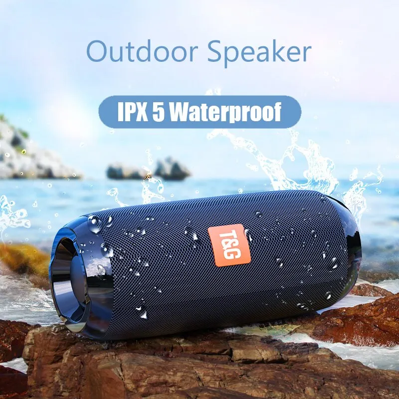 

T&G TG Waterproof Wireless Bluetooth Speaker Portable USB Radio Speakers For Xtreme Boombox Pulse4 GO2 GO3 Portable Flip