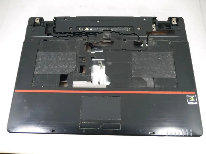 Нижняя часть корпуса от ноутбука RoverBook Pro 552 L б/у (черная)|Комплектующие для