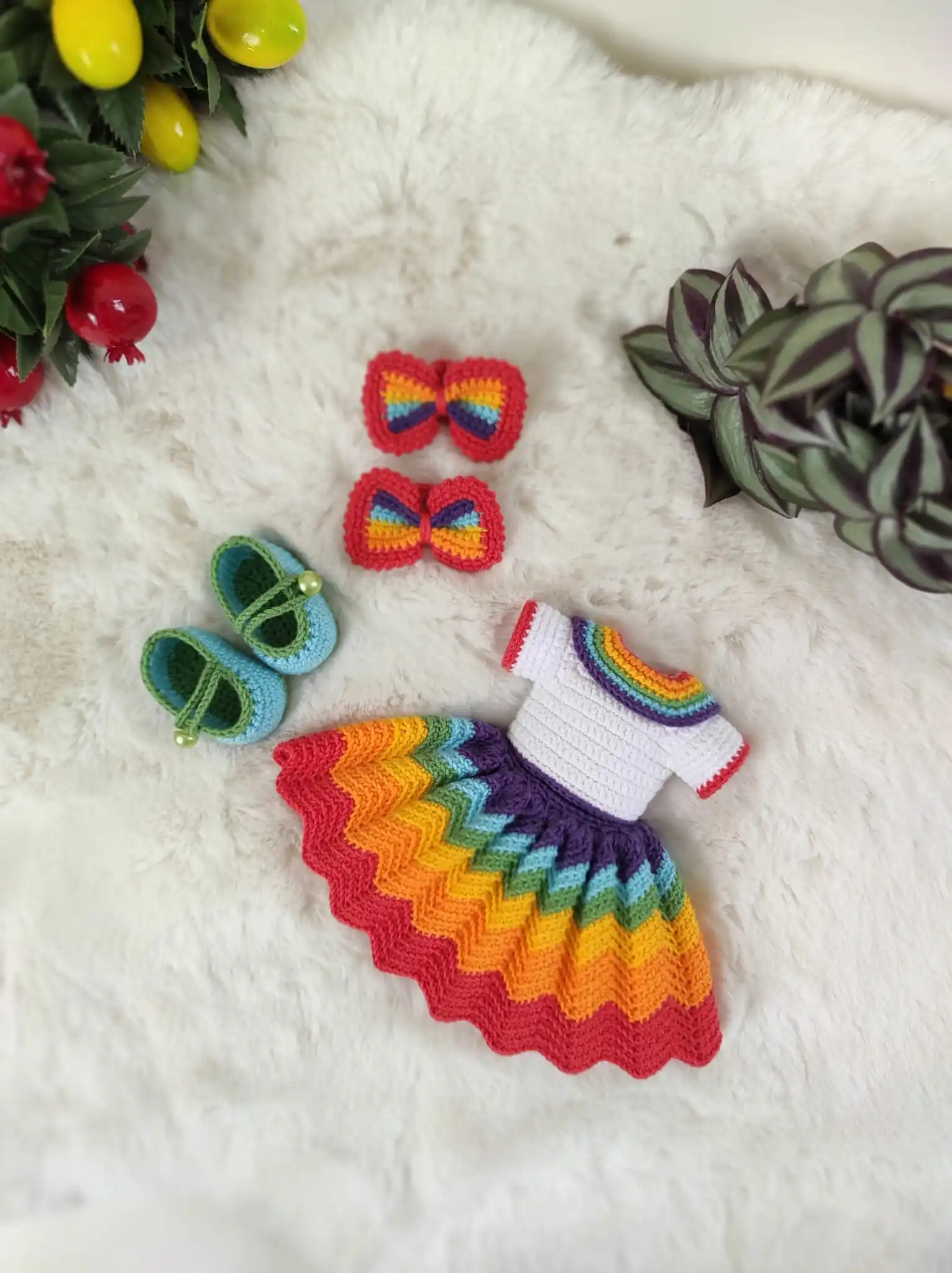 Вязаная Детская кукла Amigurumi новая Реалистичная ручной работы первого класса