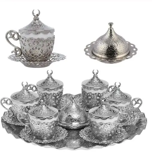 Оригинальный дизайн ручной работы турецкий греческий арабский кофе набор