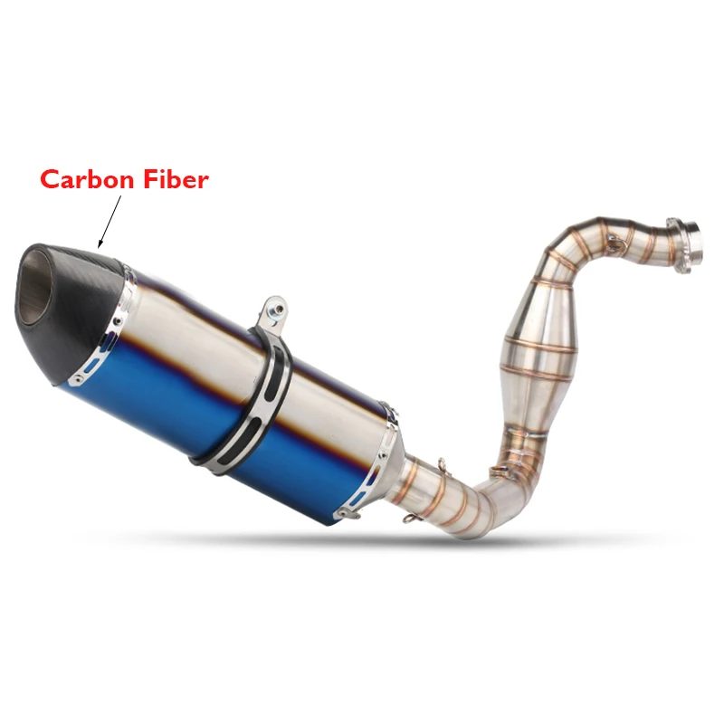 

Motorcycle Exhaust Slip on G310R G310GS Muffler Escape Silencer Tail Tip Connect Link Tube for BMW G310R G310GS