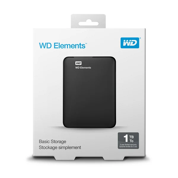 Жесткий диск Western Digital WD Elements Portable WDBUZG0010BBK-WESN 1 ТБ 2 5 &quotUSB 3 0 |