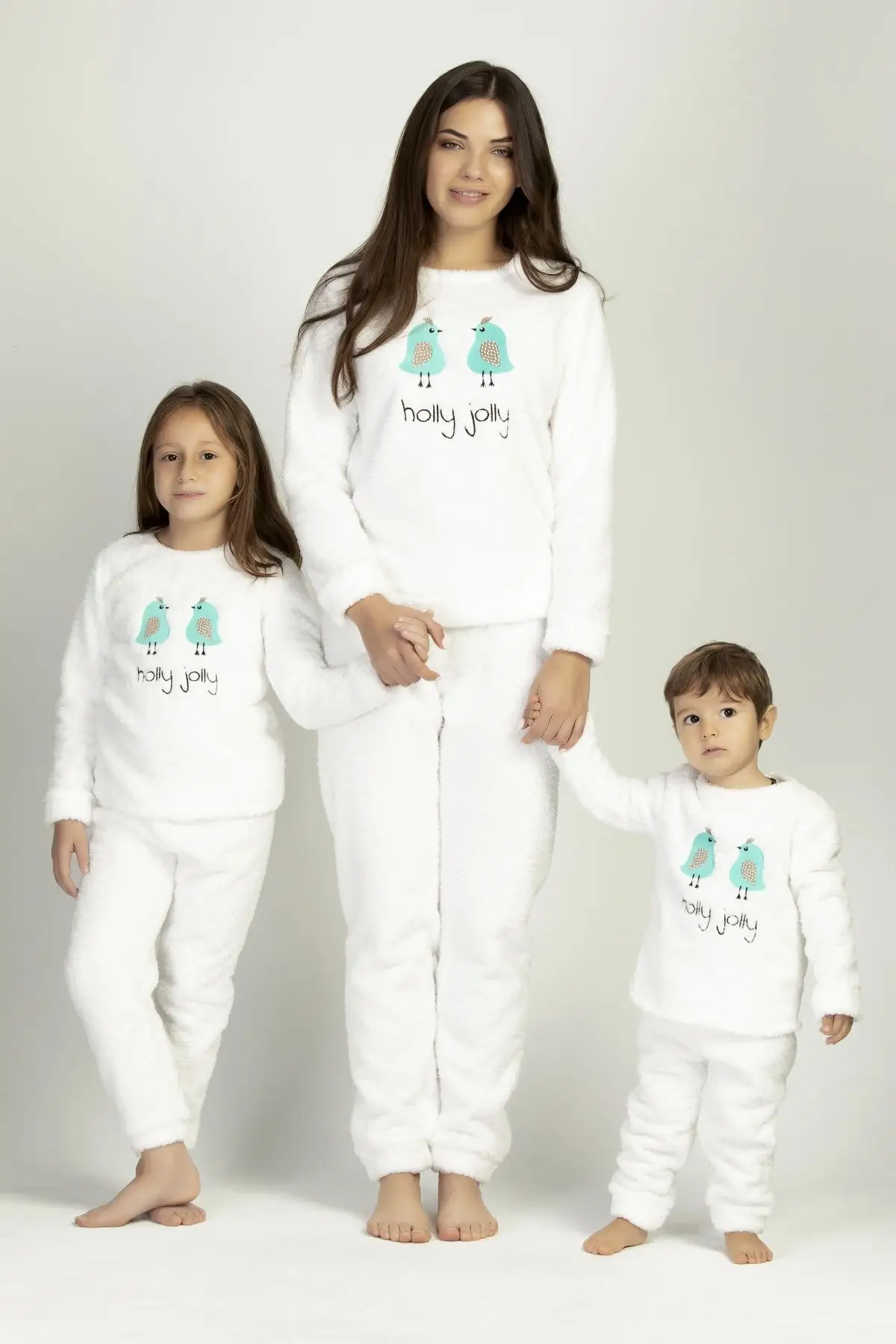 LILIAN Bırd Wellsoft Pijama Takımı (Anne ve Cocuklar kombini Satılır.).... (3-4) (5-6)  (7-8) (9-10) (11-12) cocuk yaşları