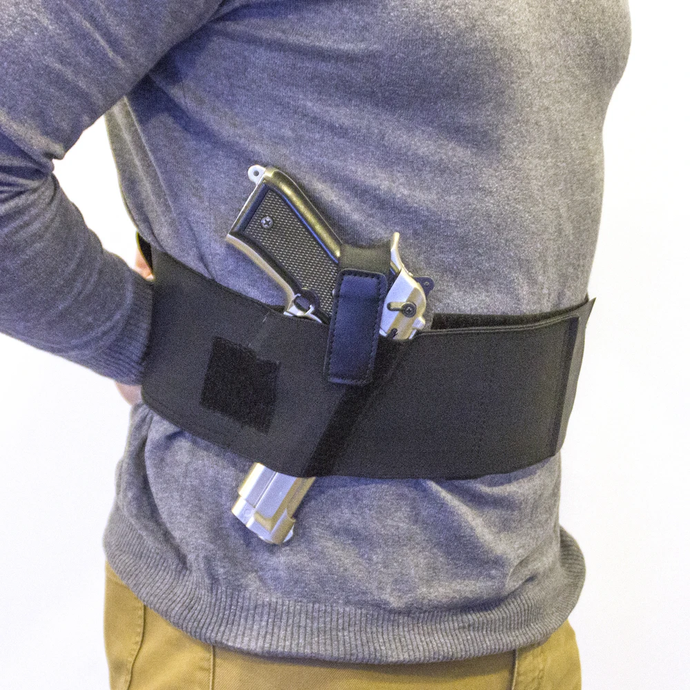 

Black Corset Gun and Equipment Holster, Tactical and Defensive Equipment, Adjustable Gun Belt