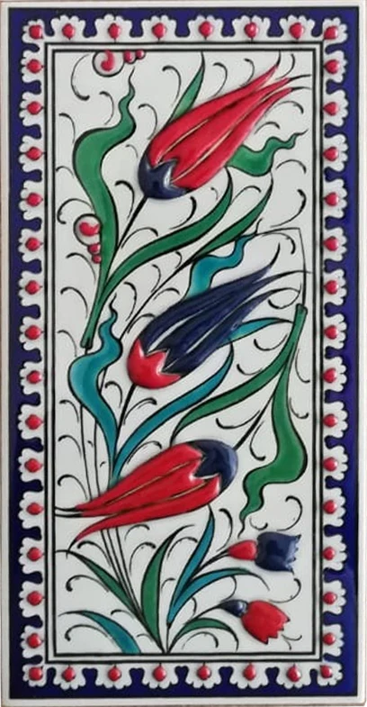 

Hand Painted Ceramic Wall Art , Painting Wall Decor, Home decoration , wall decor, painting, ramadan gift