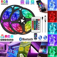 led strip lights rgb app control color changing lights with 24 keys remote 5050 mode for room decoration bluetooth tv background